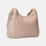 Borsa a Spalla in Pelle Vegana Rosa