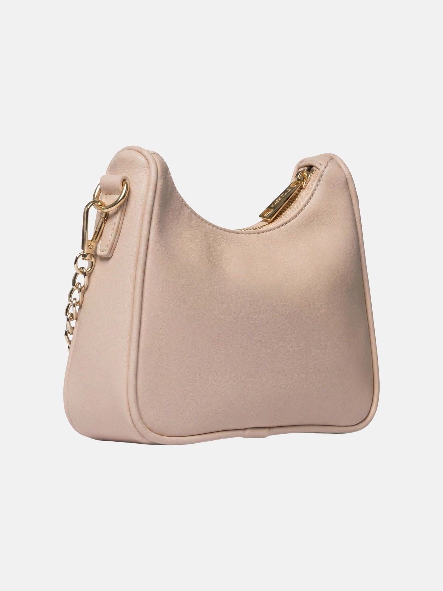 Borsa a Spalla in Pelle Vegana Rosa