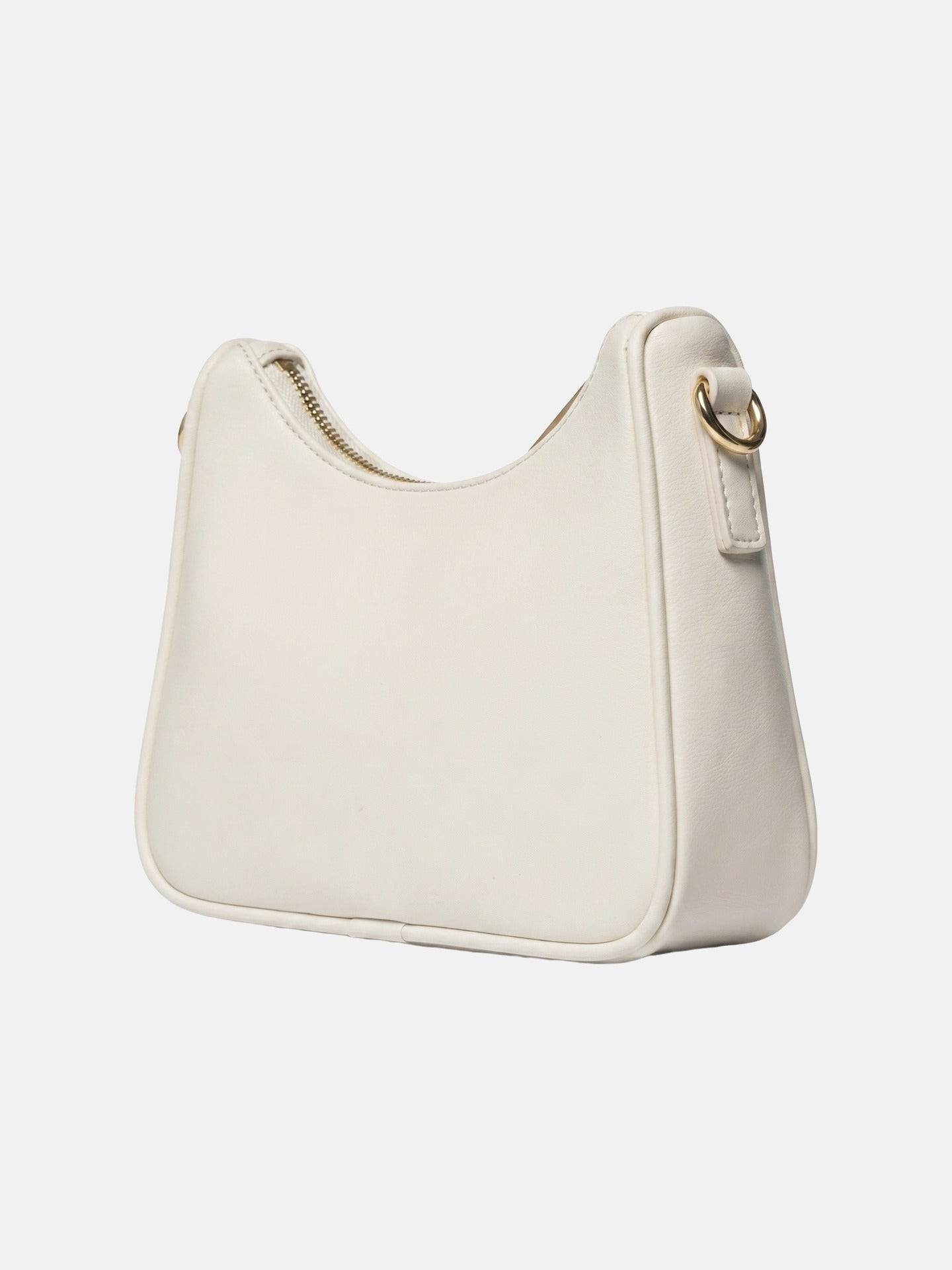 Borsa a Spalla in Pelle Vegana Panna