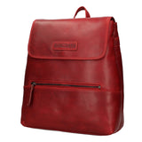 Zaino in Vera Pelle Rosso