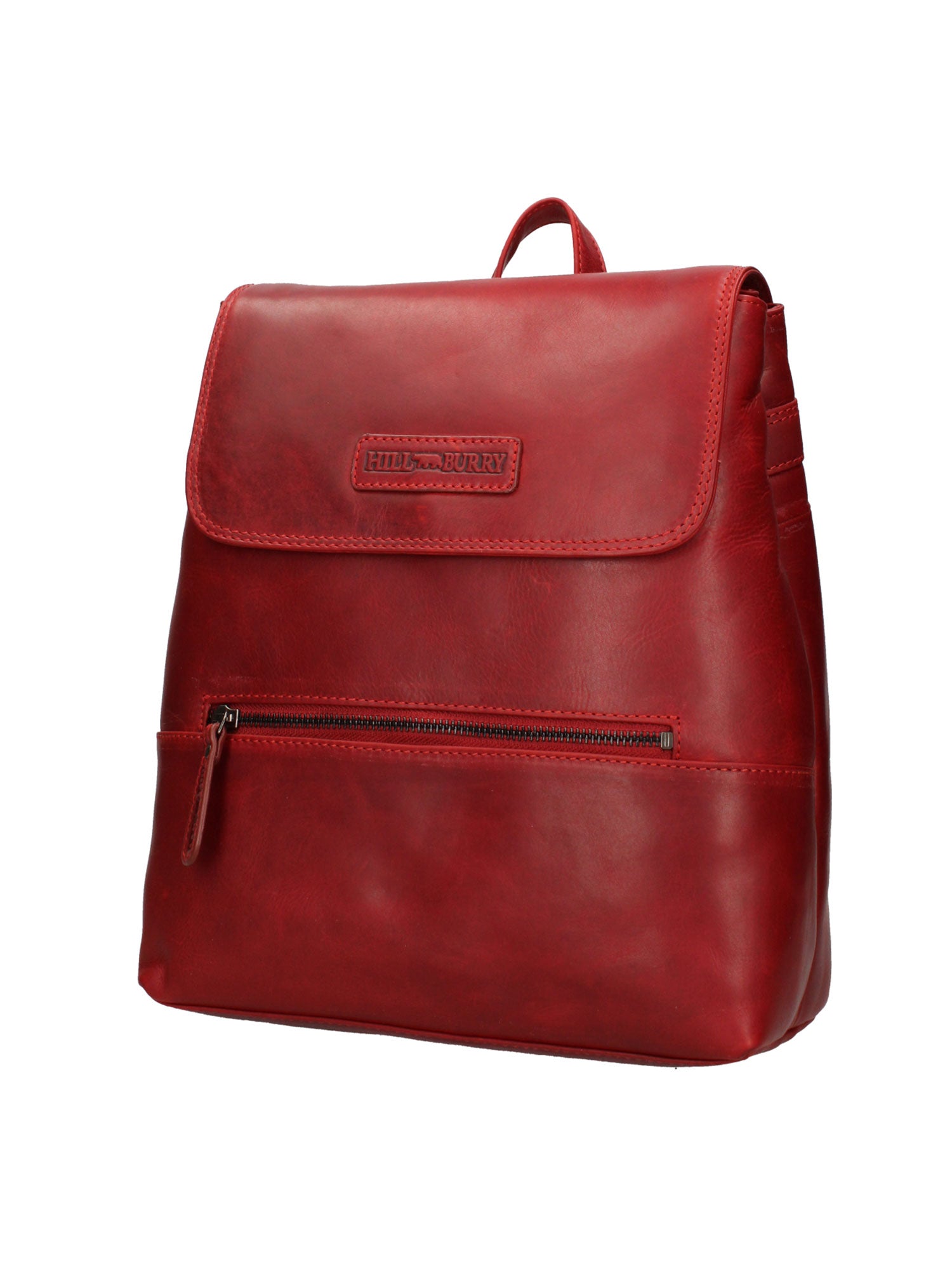 Zaino in Vera Pelle Rosso