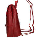 Zaino in Vera Pelle Rosso