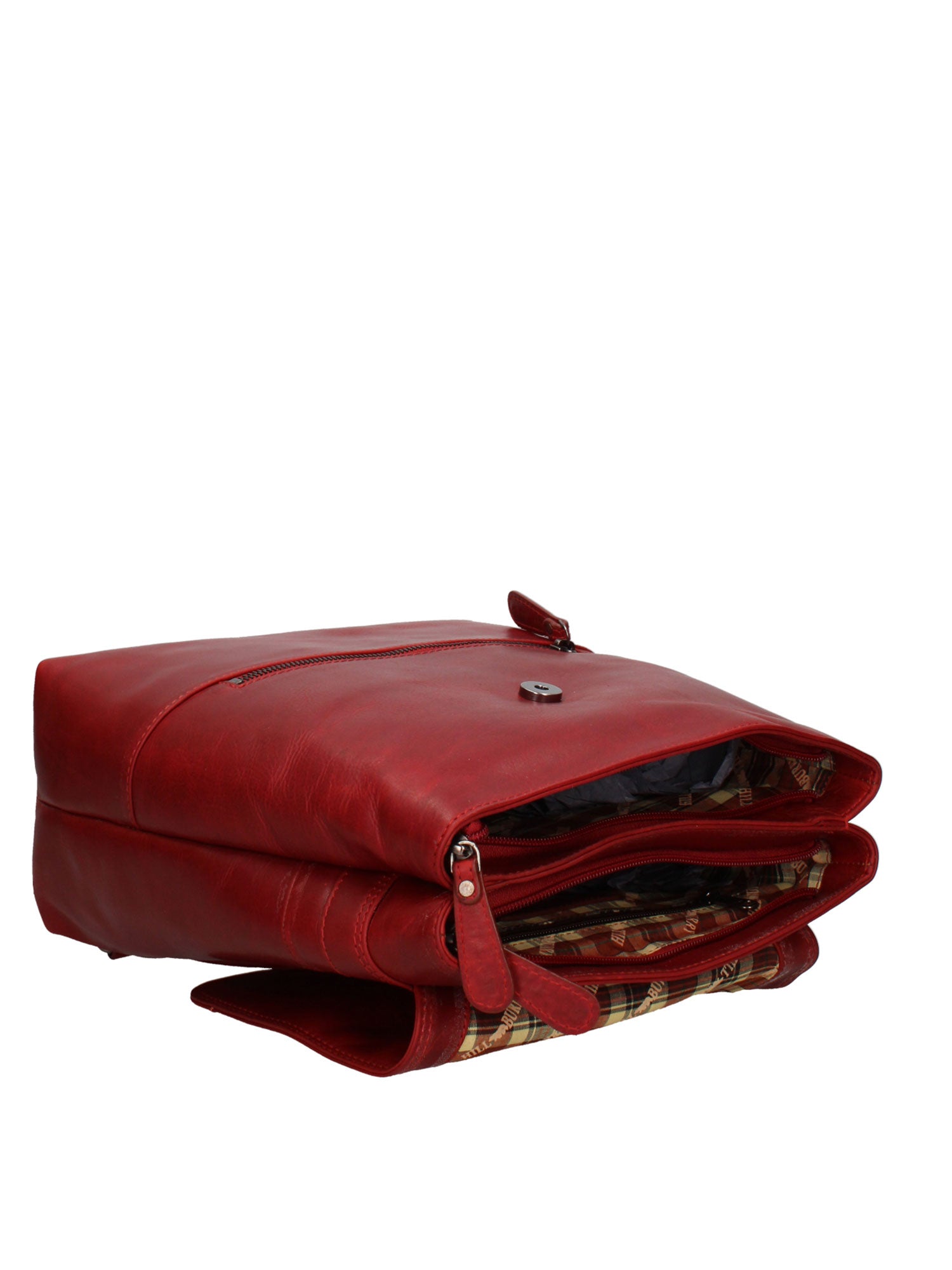 Zaino in Vera Pelle Rosso