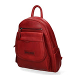 Zaino in Vera Pelle Rosso