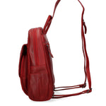 Zaino in Vera Pelle Rosso