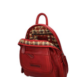 Zaino in Vera Pelle Rosso