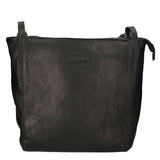 Borsa a Tracolla in Vera Pelle Nero