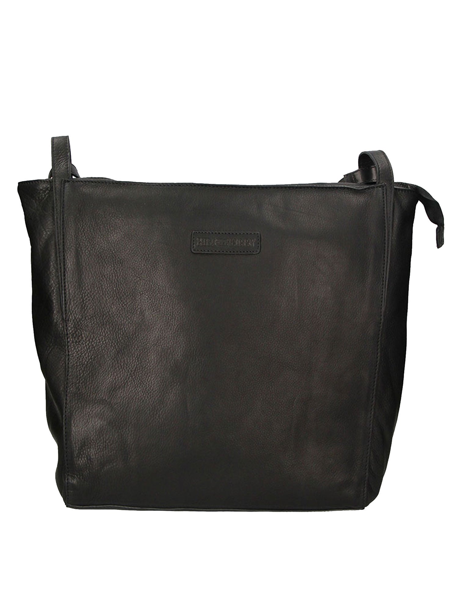 Borsa a Tracolla in Vera Pelle Nero