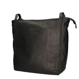 Borsa a Tracolla in Vera Pelle Nero