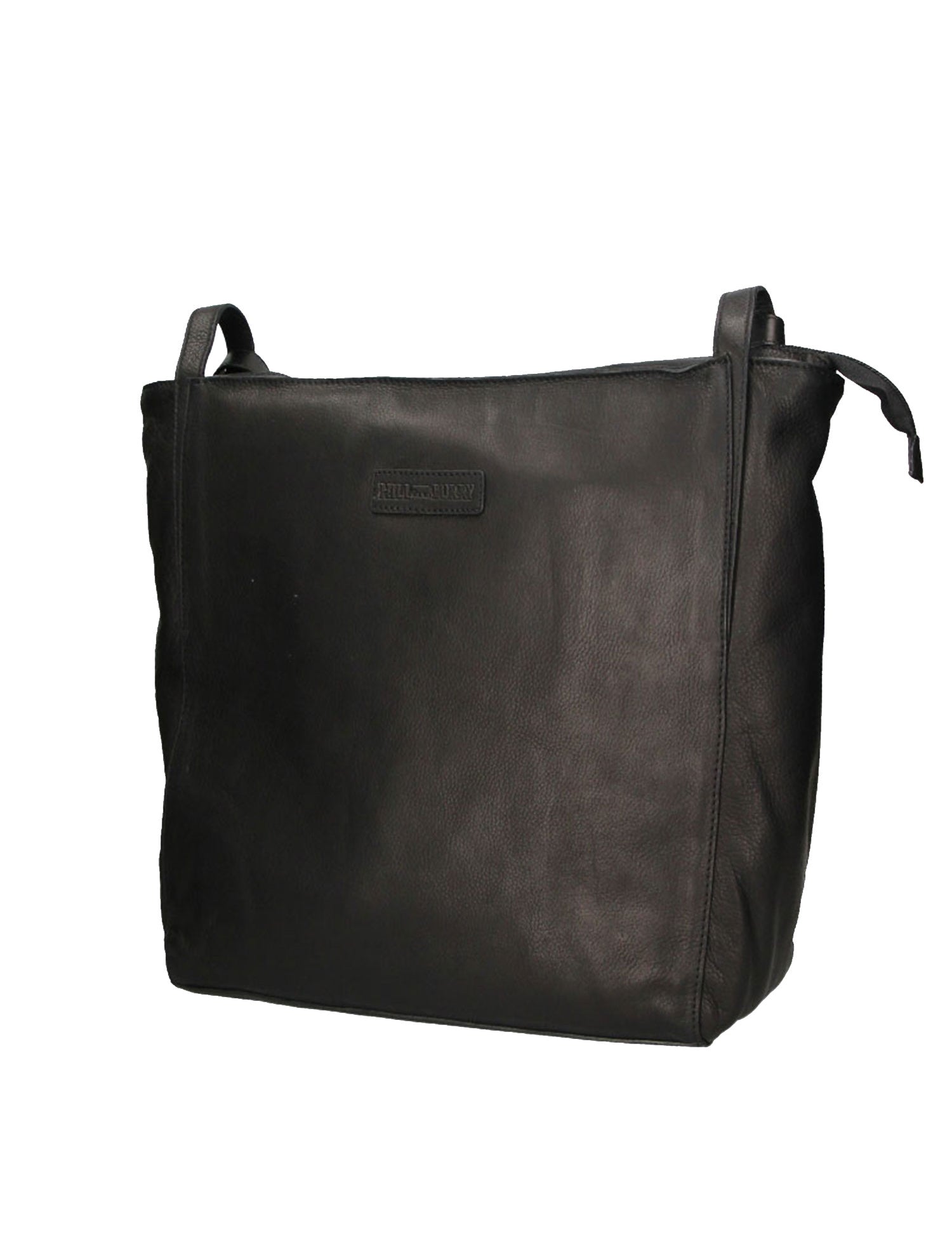 Borsa a Tracolla in Vera Pelle Nero