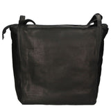 Borsa a Tracolla in Vera Pelle Nero