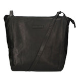 Borsa a Tracolla in Vera Pelle Nero