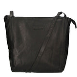 Borsa a Tracolla in Vera Pelle Nero