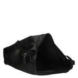 Borsa a Tracolla in Vera Pelle Nero