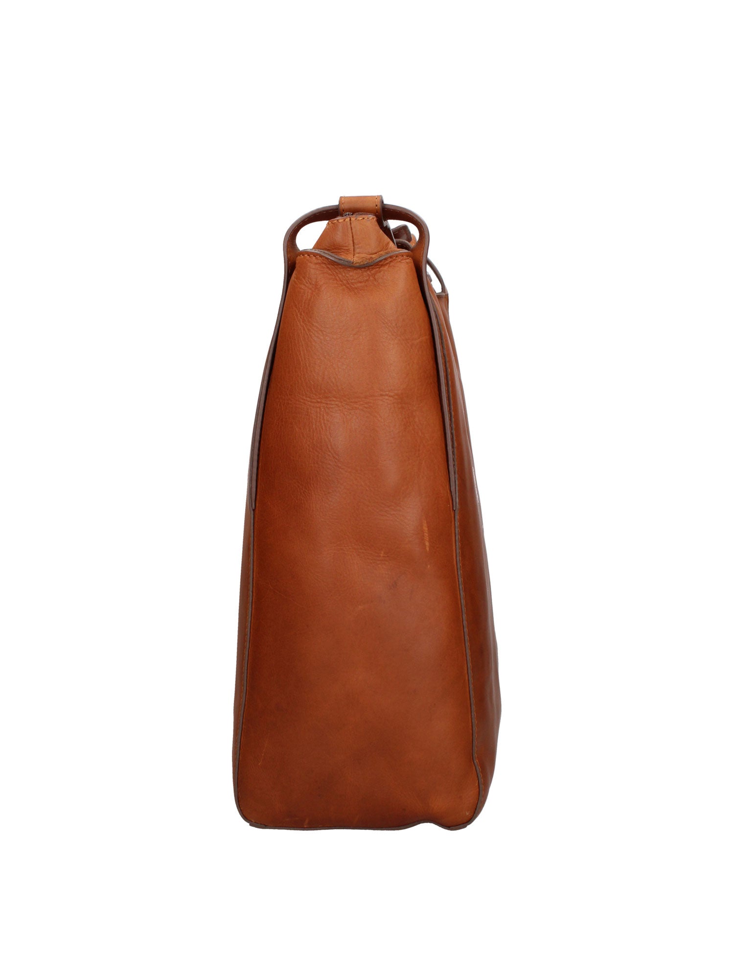 Borsa a Tracolla in Vera Pelle Marrone