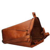 Borsa a Tracolla in Vera Pelle Marrone