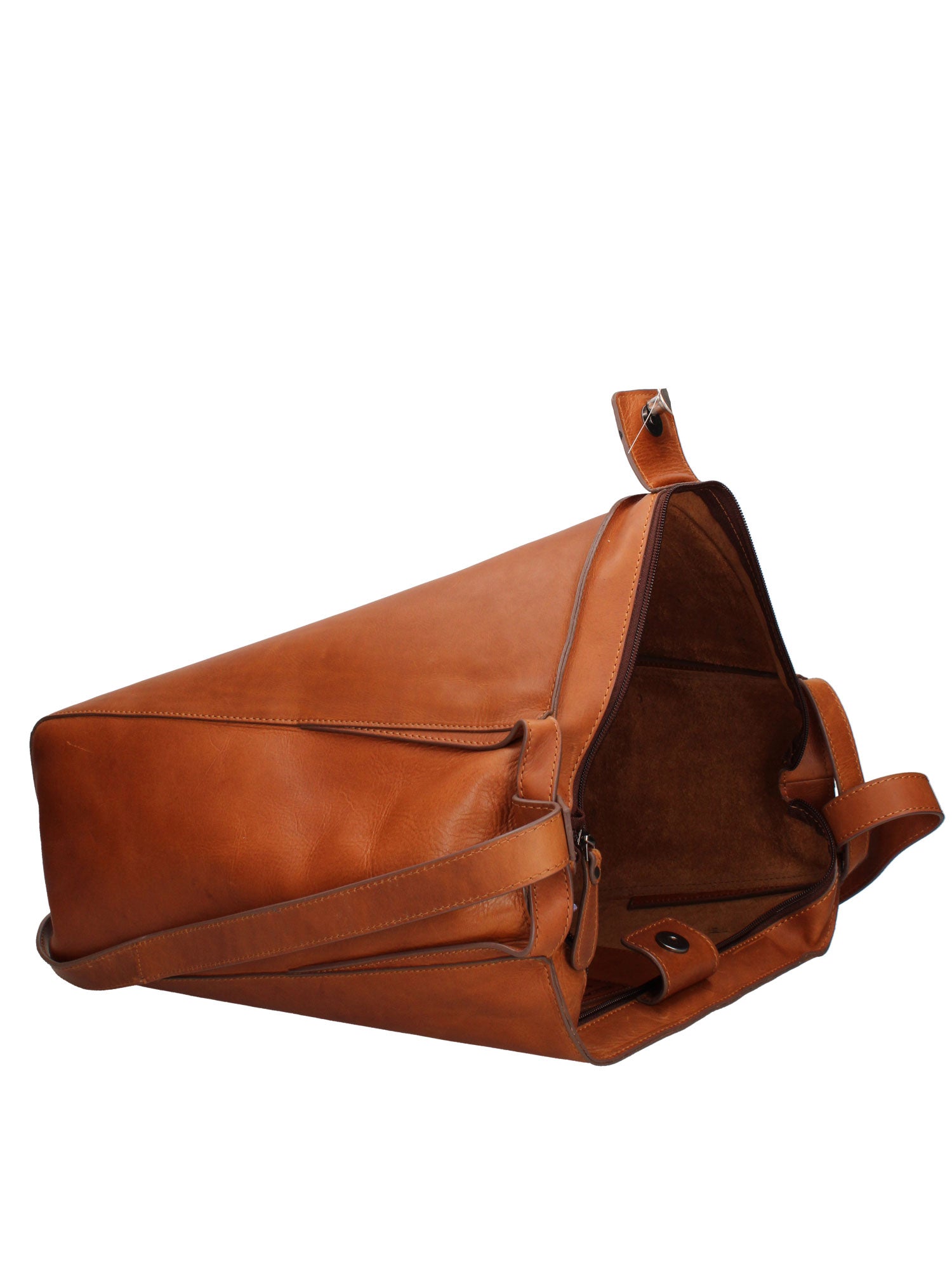 Borsa a Tracolla in Vera Pelle Marrone