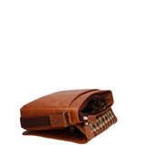 Borsa a Tracolla in Vera Pelle Marrone