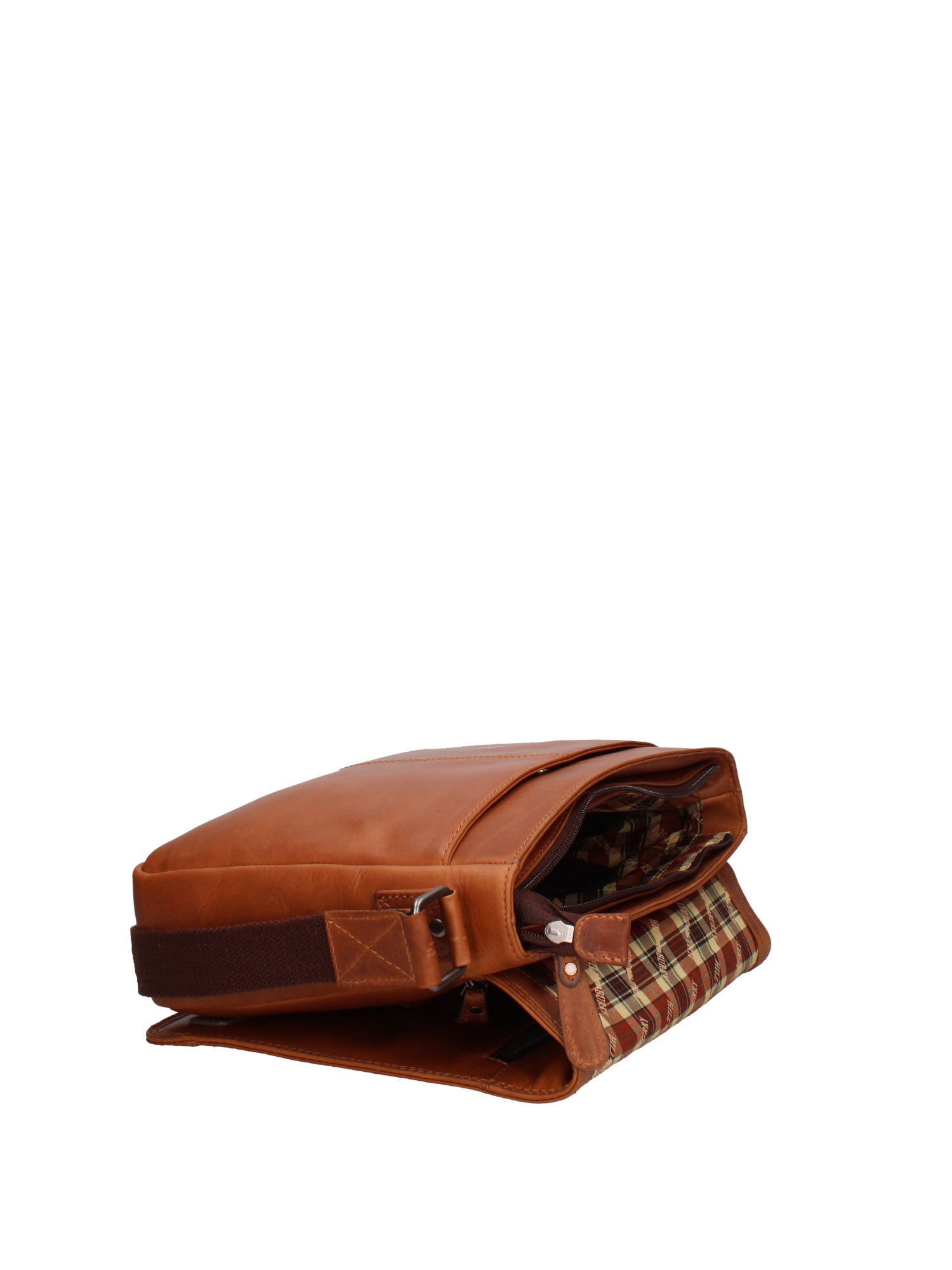 Borsa a Tracolla in Vera Pelle Marrone