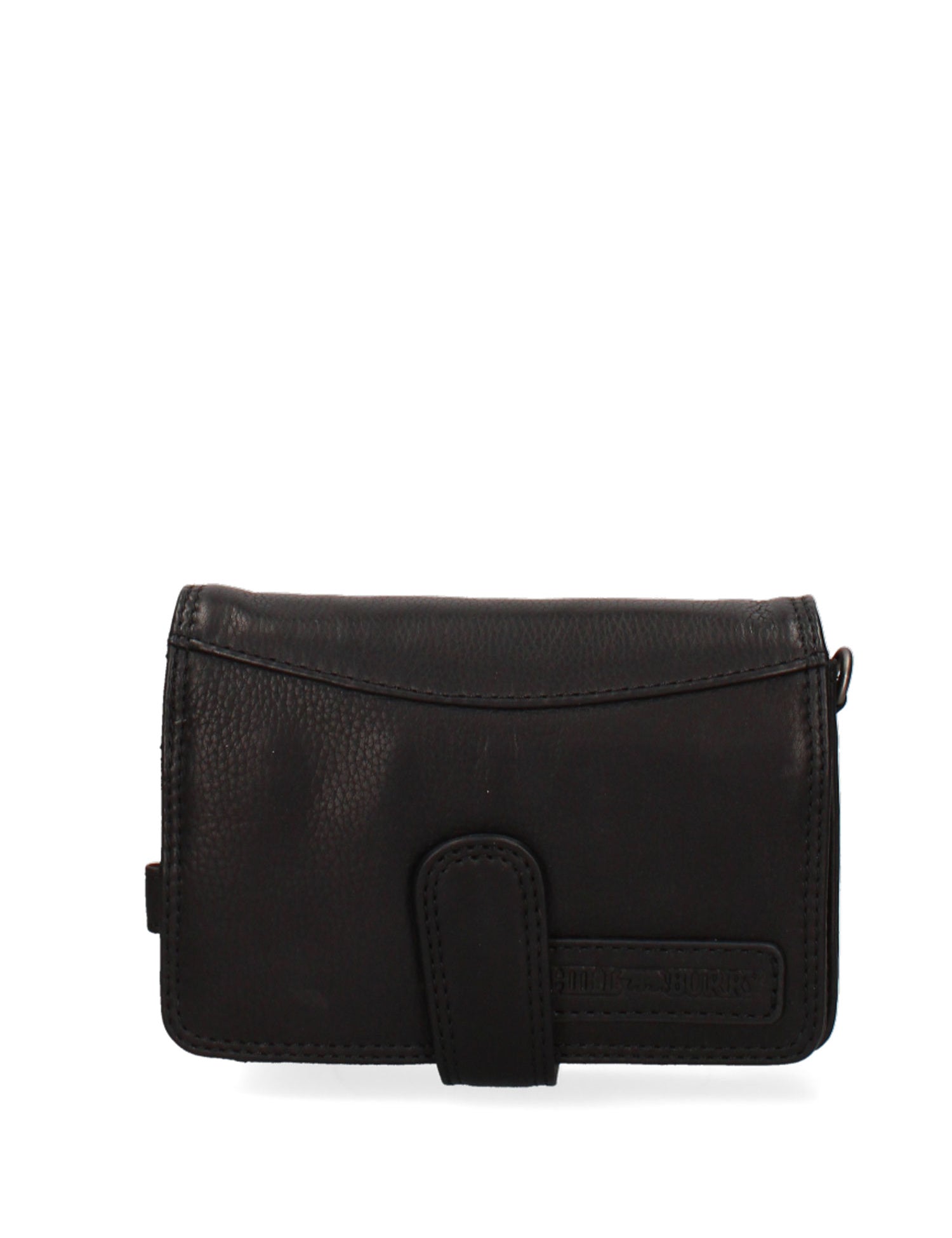 Borsa a Tracolla in Vera Pelle Nero