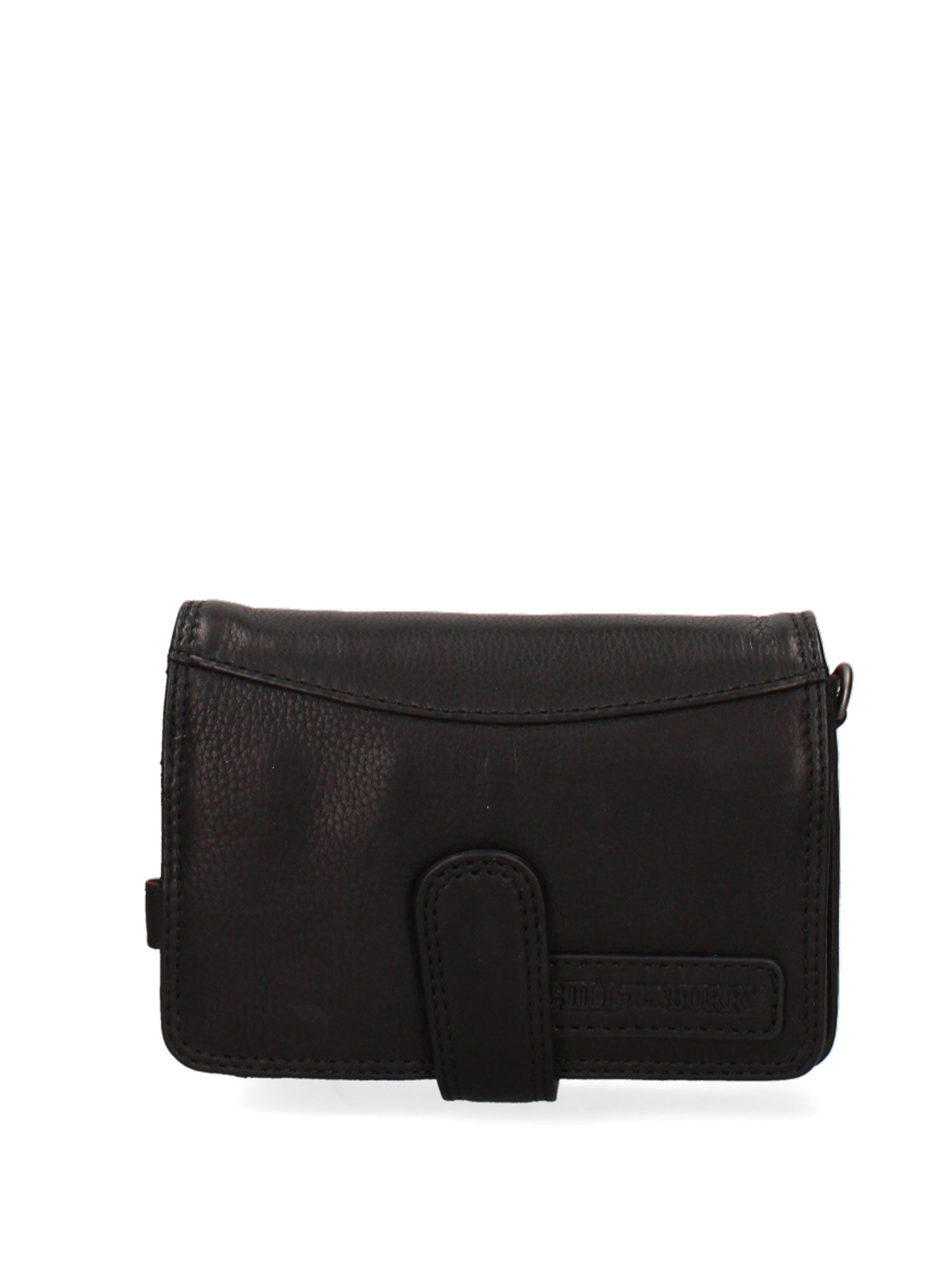 Borsa a Tracolla in Vera Pelle Nero