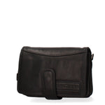 Borsa a Tracolla in Vera Pelle Nero