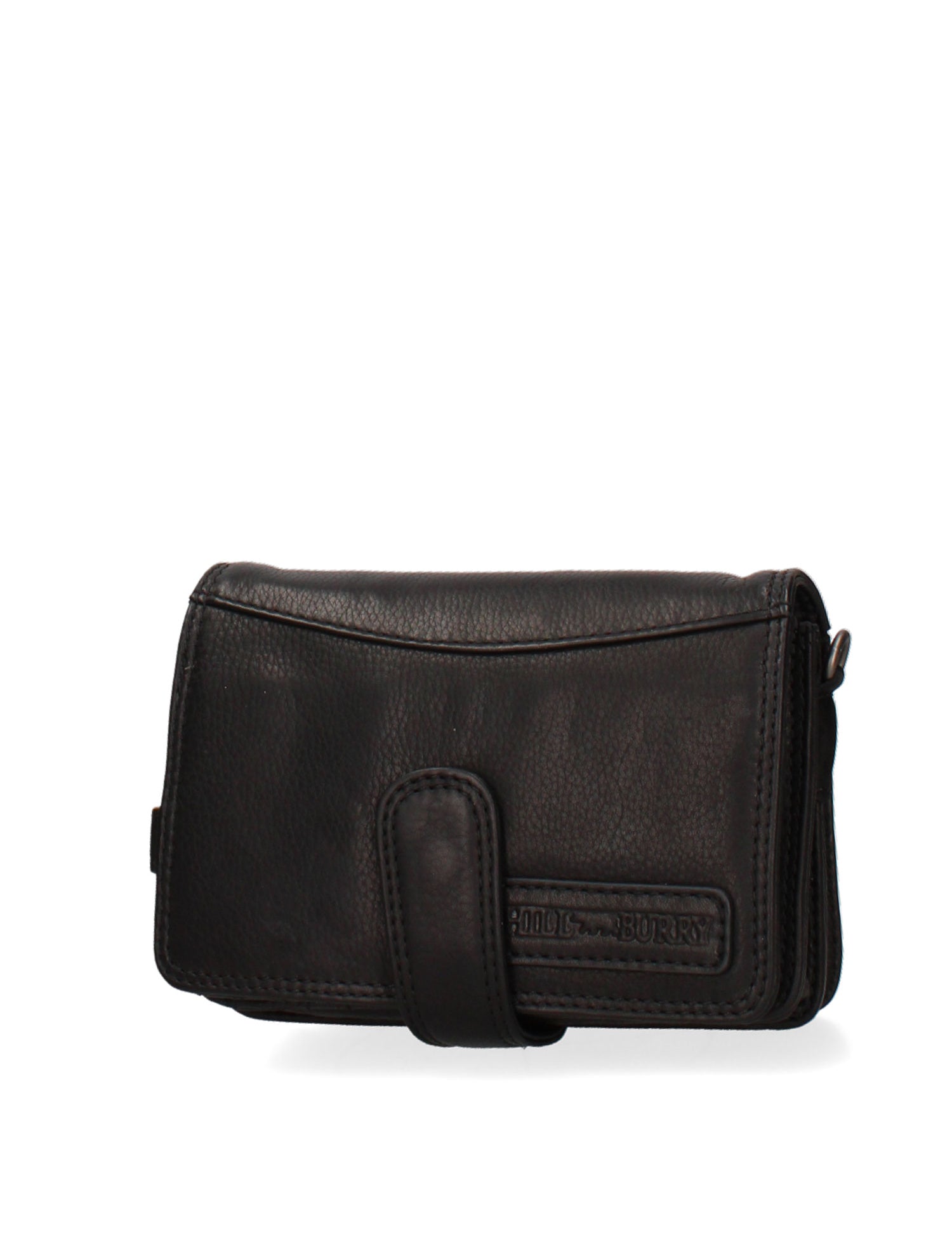 Borsa a Tracolla in Vera Pelle Nero