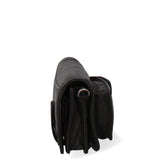 Borsa a Tracolla in Vera Pelle Nero