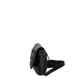 Borsa a Tracolla in Vera Pelle Nero