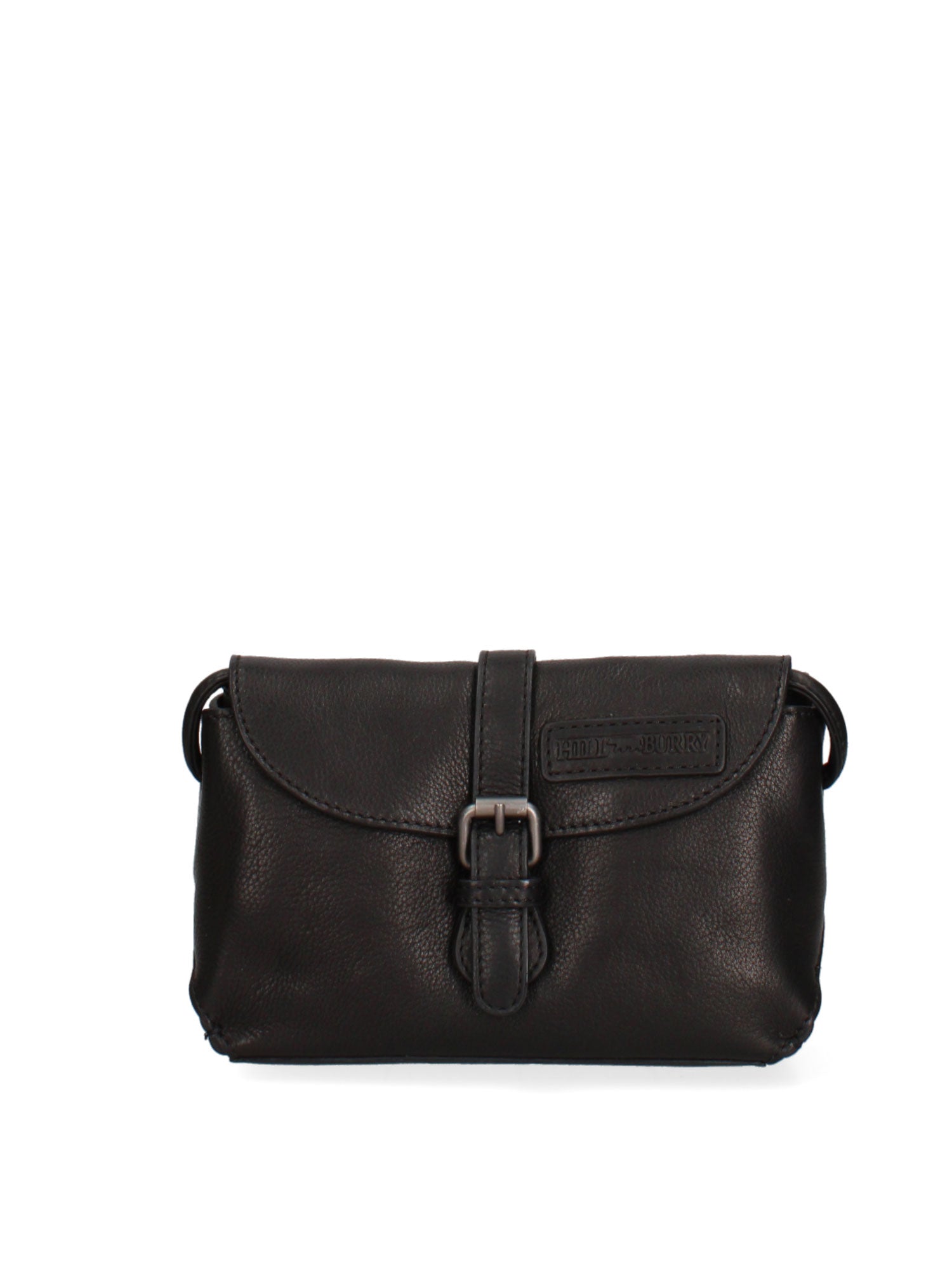 Borsa a Tracolla in Vera Pelle Nero