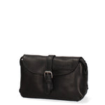 Borsa a Tracolla in Vera Pelle Nero