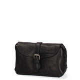 Borsa a Tracolla in Vera Pelle Nero