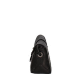 Borsa a Tracolla in Vera Pelle Nero