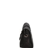 Borsa a Tracolla in Vera Pelle Nero