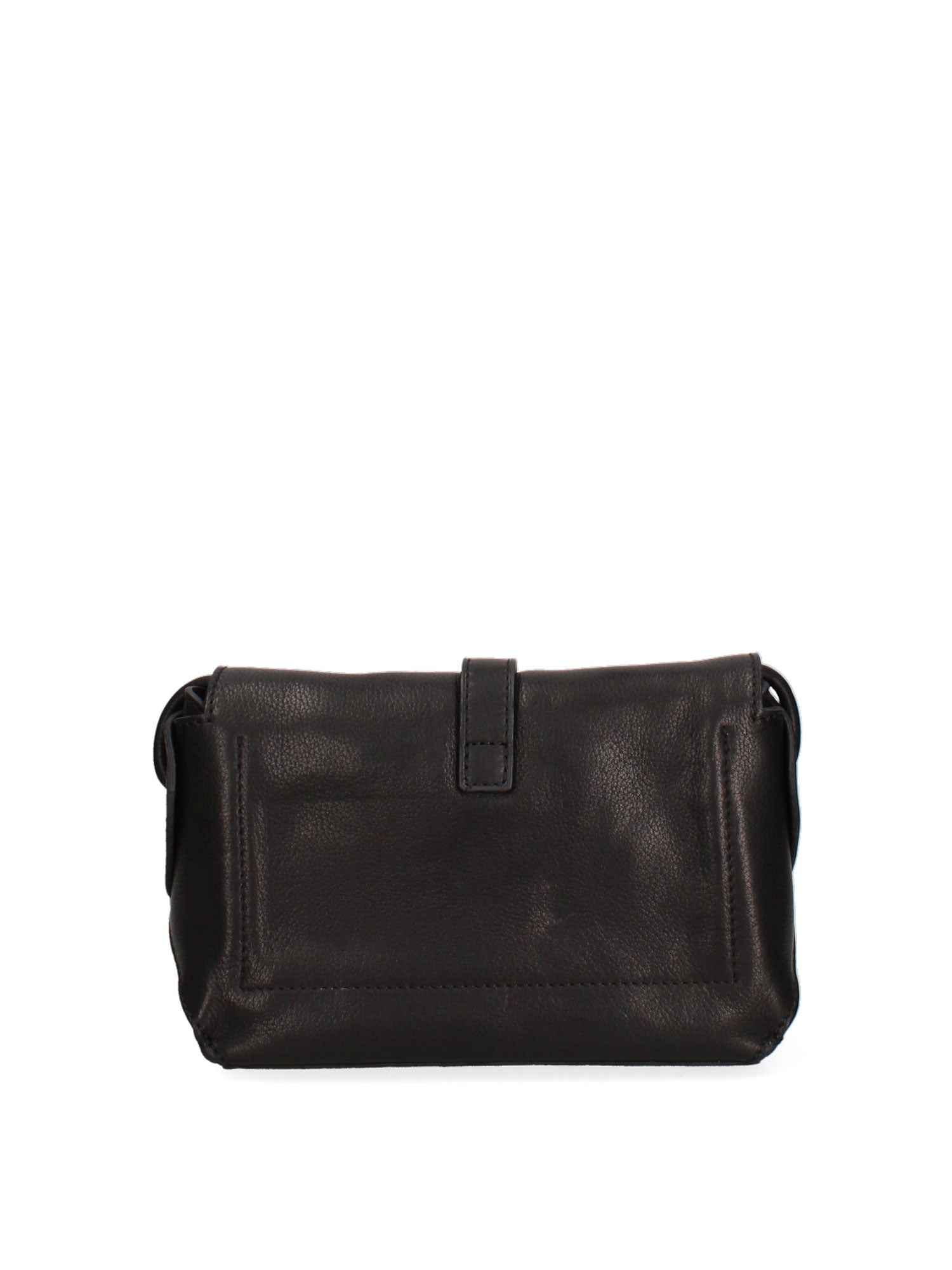Borsa a Tracolla in Vera Pelle Nero