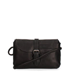 Borsa a Tracolla in Vera Pelle Nero