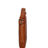 Borsa a Tracolla in Vera Pelle Marrone