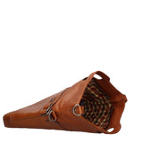 Borsa a Tracolla in Vera Pelle Marrone