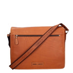 Borsa a Tracolla in Vera Pelle Marrone