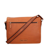 Borsa a Tracolla in Vera Pelle Marrone