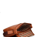 Borsa a Tracolla in Vera Pelle Marrone