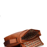 Borsa a Tracolla in Vera Pelle Marrone