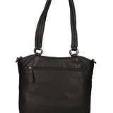 Borsa a Spalla in Vera Pelle Nero