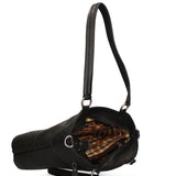 Borsa a Spalla in Vera Pelle Nero