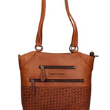 Borsa a Spalla in Vera Pelle Marrone