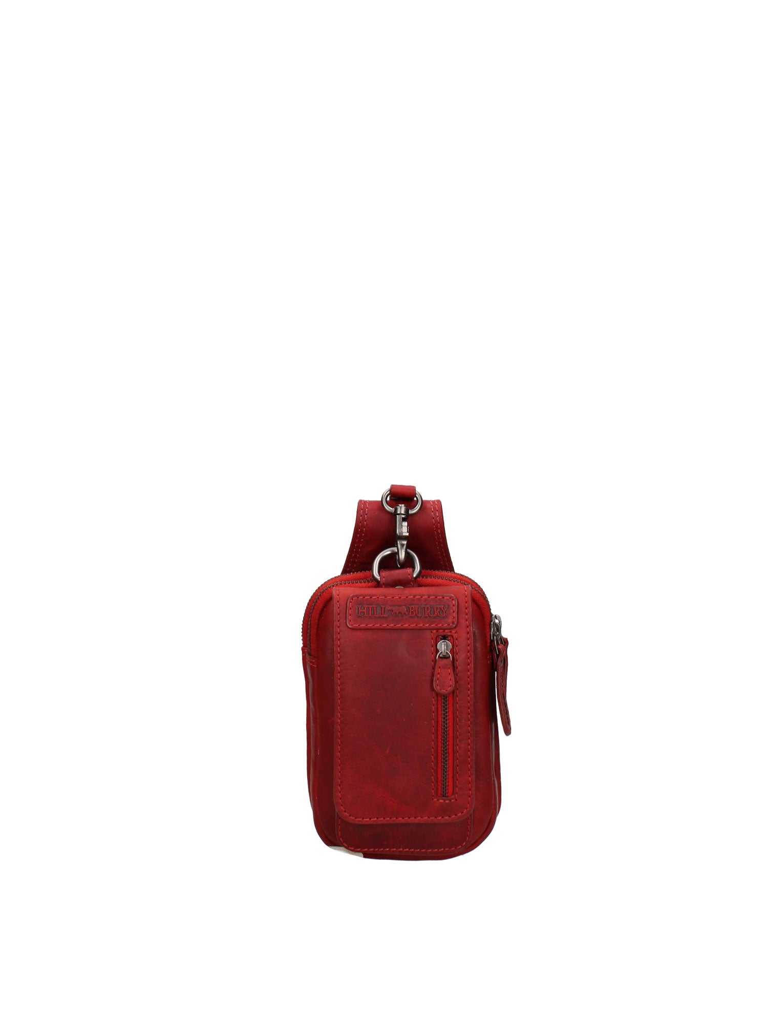 Borsa da Cintura in Vera Pelle Rosso