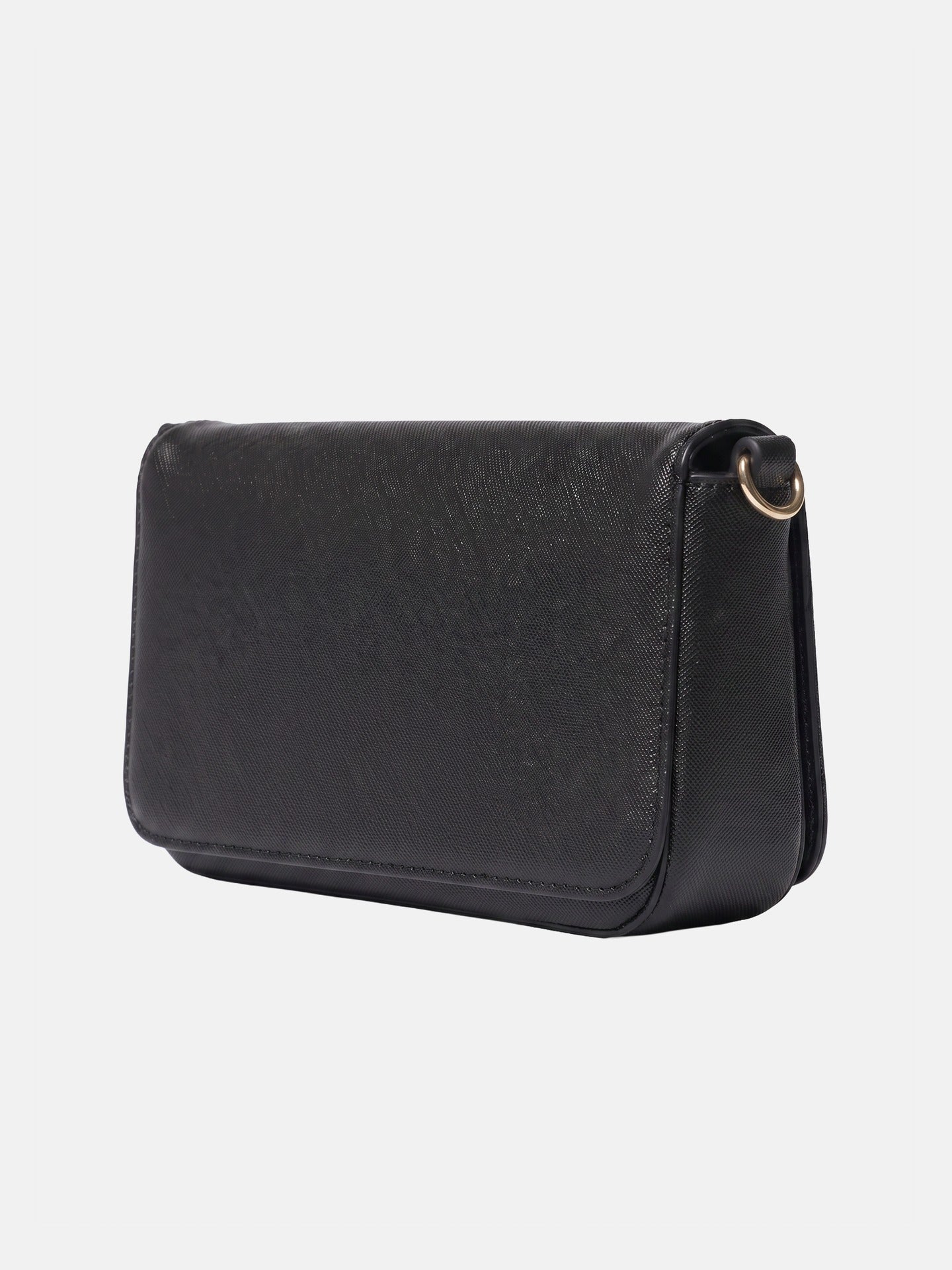 Borsa a Spalla in Pelle Vegana Nero