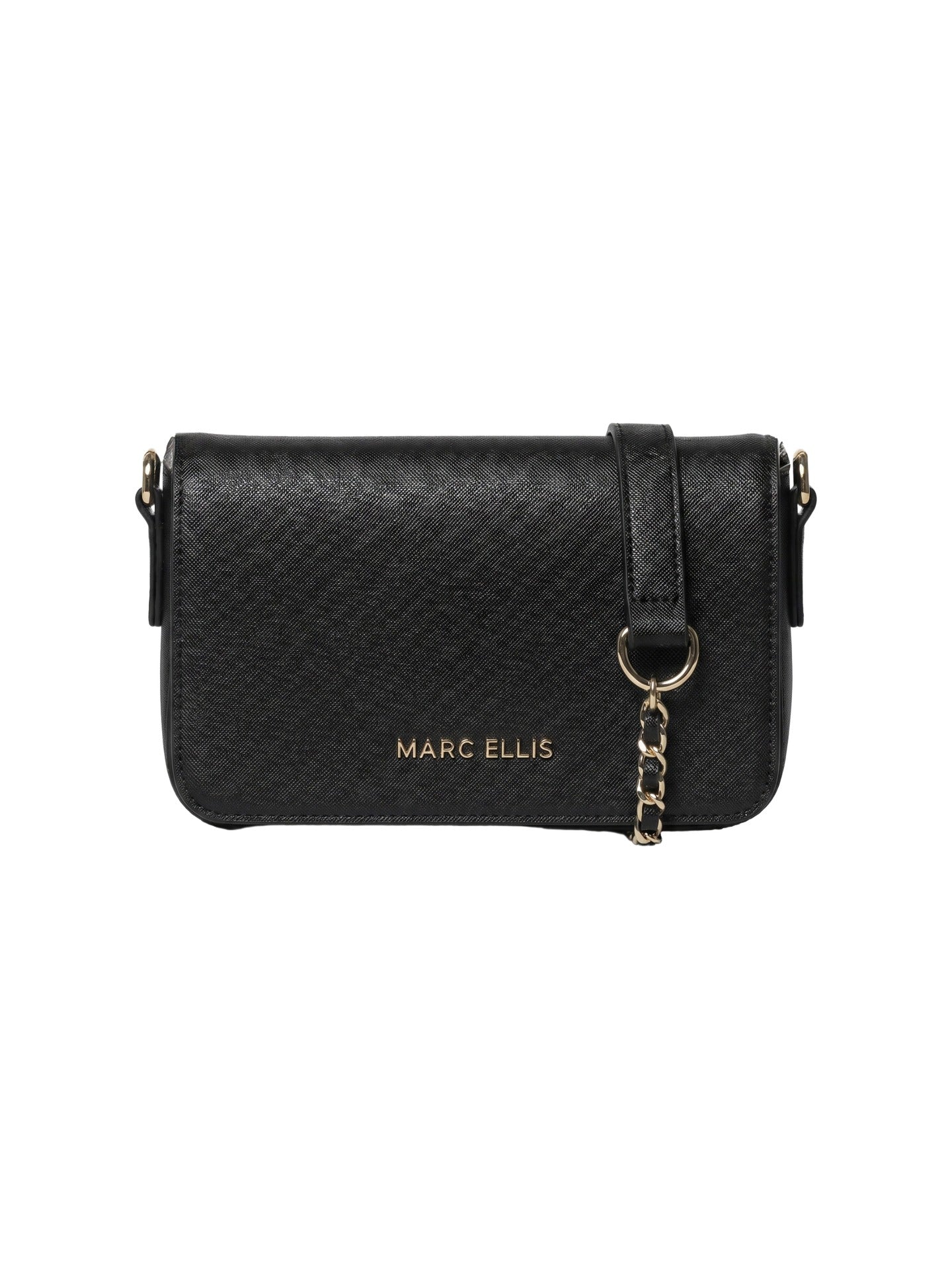 Borsa a Spalla in Pelle Vegana Nero