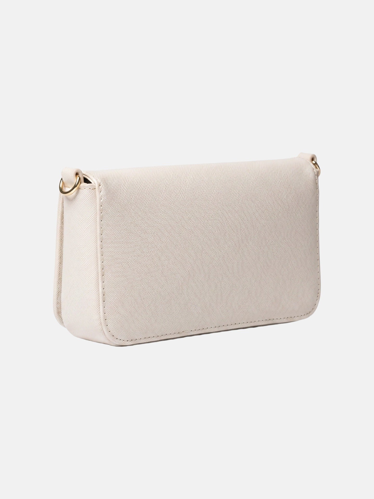 Borsa a Spalla in Pelle Vegana Panna