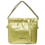 Borsa a Spalla in Pelle Vegana Verde Chiaro